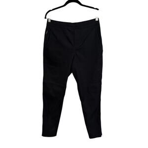 Lululemon Travel Commuter Pant Womens 10 Black Pull-On Zip Pocket Tapered Career
